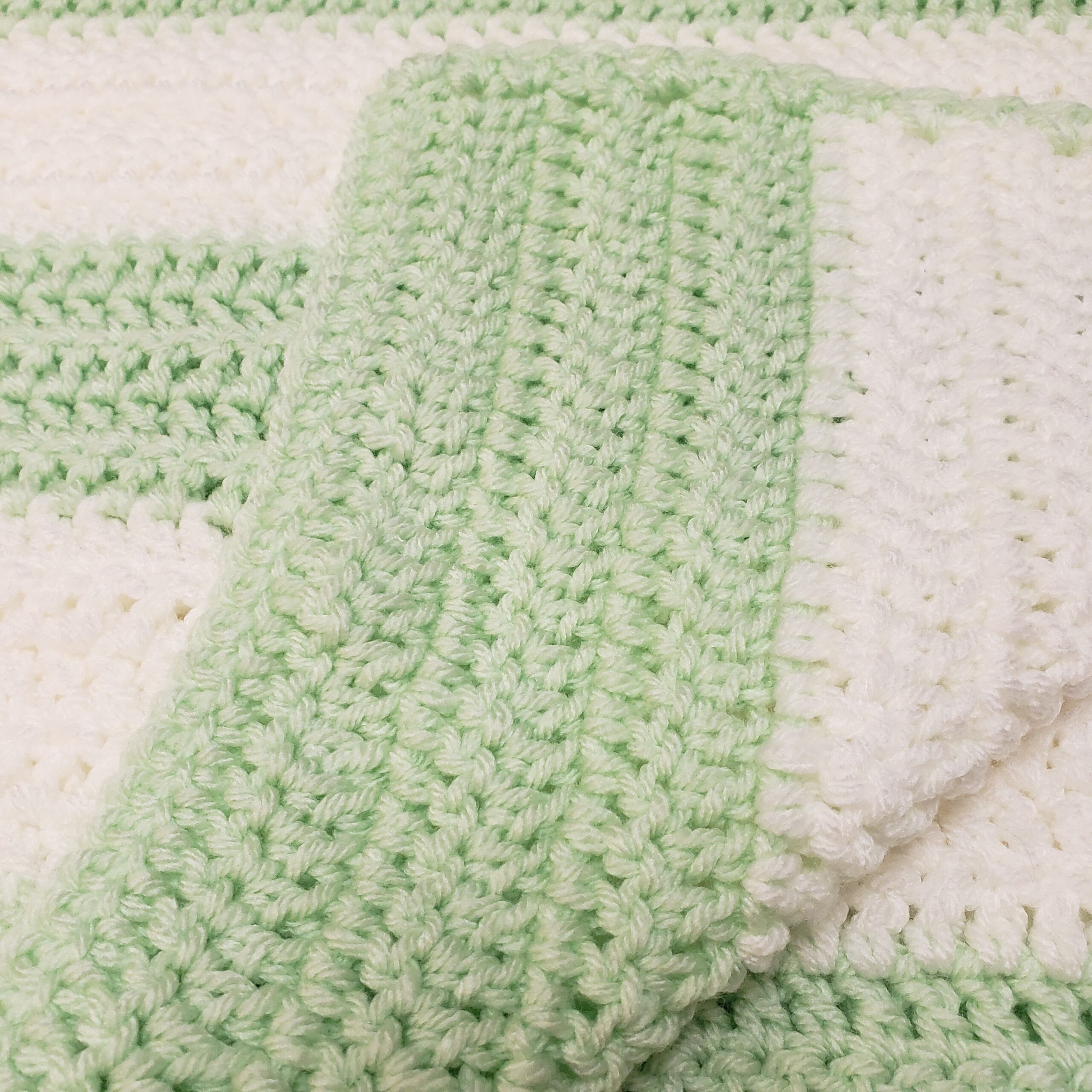 Mint and Green Blanket